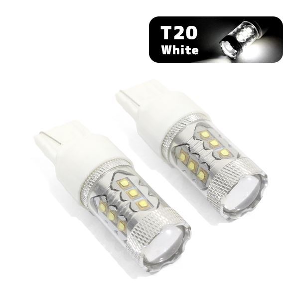 ю 【メール便】 ホンダ シビック フェリオ ES1/2/3 H12.9～H17.8 [ T20 ] バックランプ LED 2個 80W 16連 XT-E端子搭載 ホワイト 12V/24V_画像1