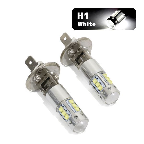 ю 【メール便】 日産 プリメーラカミノ P11系 97.09～ HID車 [ H1 ] ハイビーム LED 2個セット 80W 16連 XT-E端子搭載 ホワイト 12V/24V_画像1