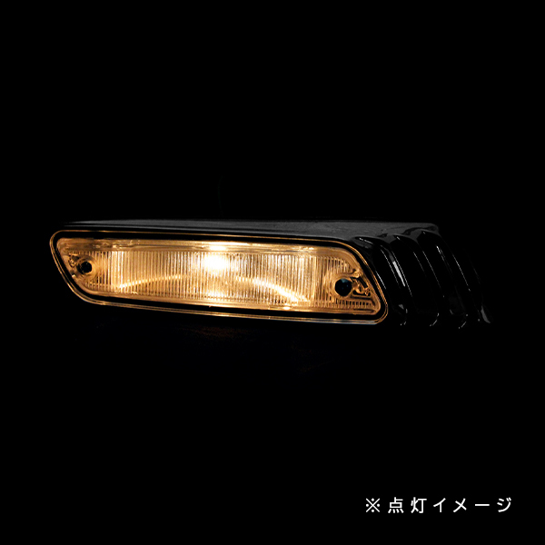 ю 【送料無料】 ローレル ウインカー 左右セット 汎用 12V ロケットカウル アッパーカウル サイド [ クリア ] カワサキ ゼファー400_画像3