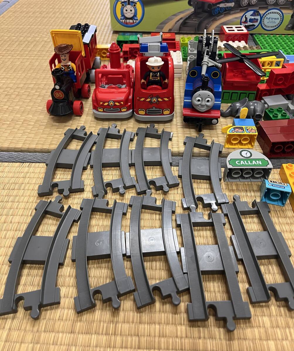 清掃済 中古 知育玩具 LEGO DUPLO レゴ デュプロ トーマス ウッディ 消防車 動物園 などまとめて 0083_画像3