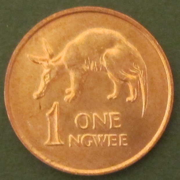 （C-166)ザンビア　ングェー銅貨　②　_画像1