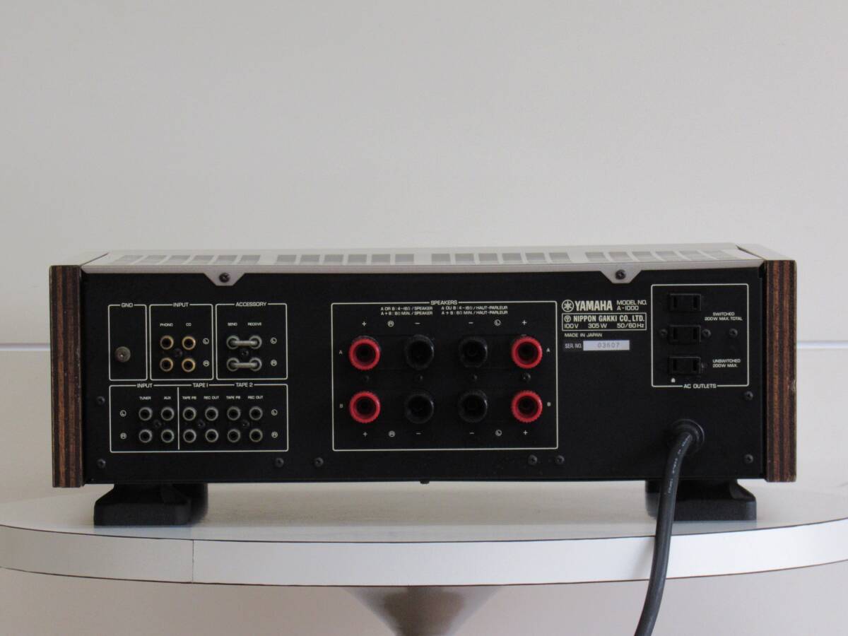 YAMAHA A-1000 プリメインアンプ の画像4