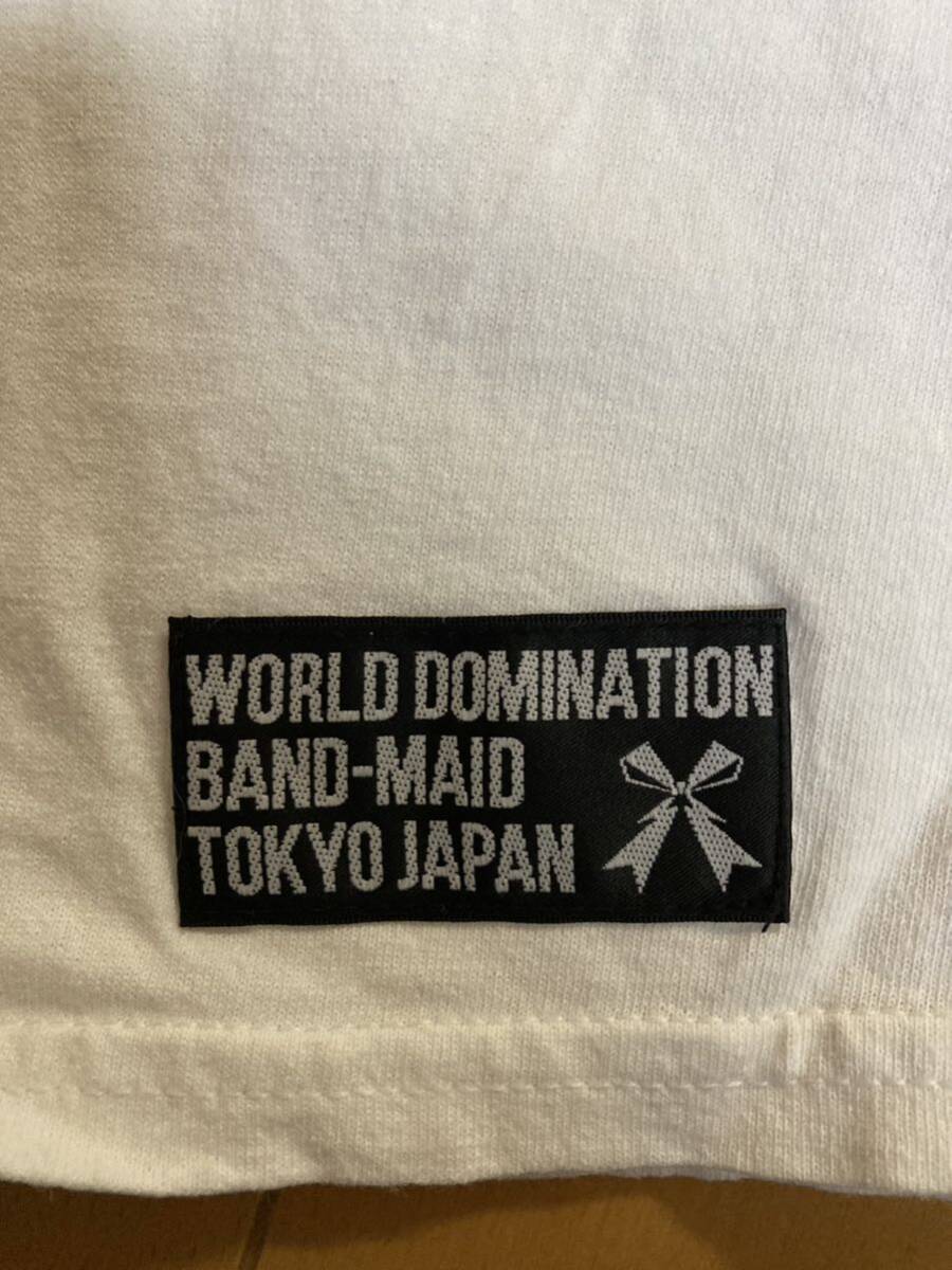 BAND-MAID Tシャツ「world domination」 Tシャツ SIZE.L バンドメイド 初期カラー_画像4