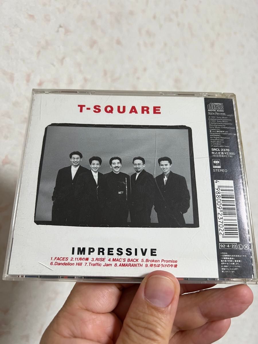 T-SQUARE初期アルバム5枚セット WAVE、NATURAL、NEW-S、T-SQUARE LIVE、IMPRESSIVE