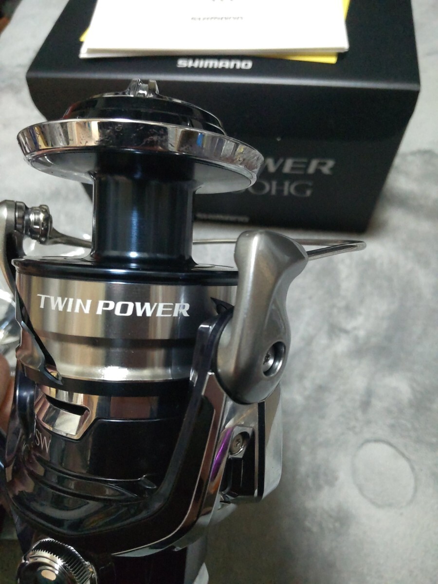 超美品 21 TWIN POWER SW 10000HG ツインパワー SHIMANO の画像5