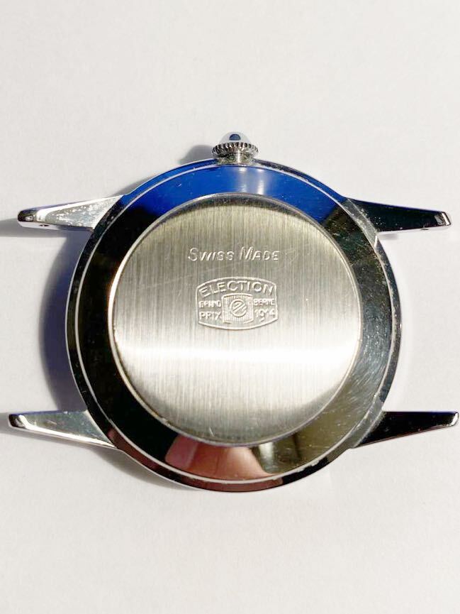 ELECTION エレクション GRAND PRIX アンティーク ドレスウォッチ 33.5mmメンズモデル 手巻き式 ゴールド文字盤 メンズ腕時計 稼働品の画像6