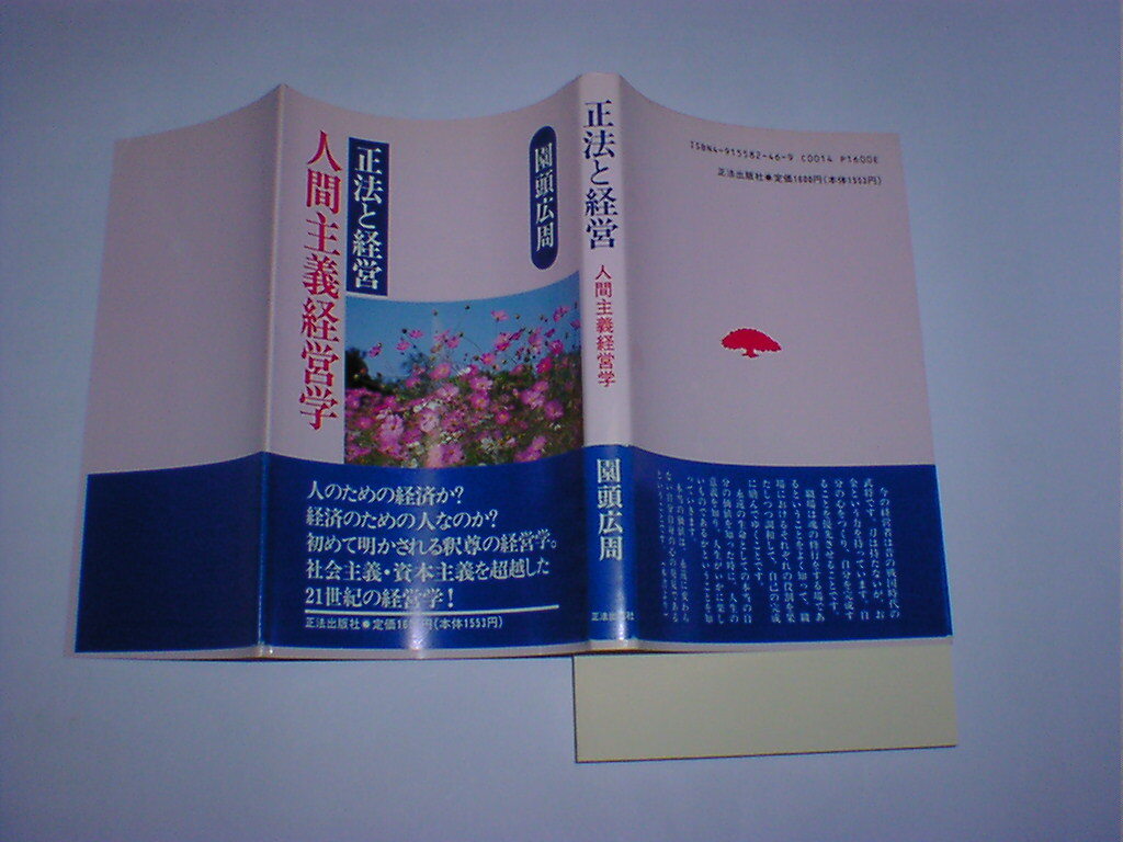 正法と経営　人間主義経営学　園頭 広周　即決_画像1