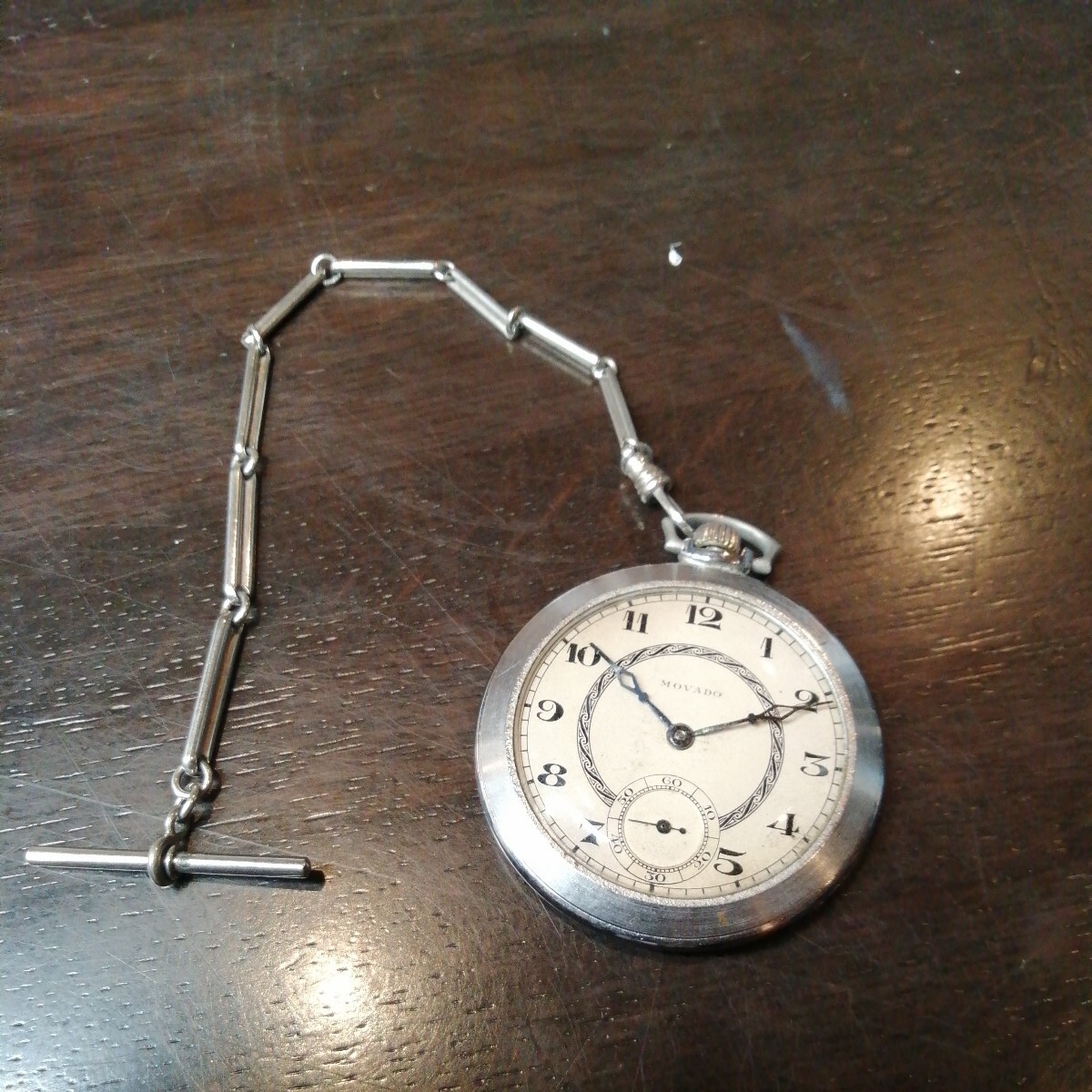 #227 MOVADO モバード 懐中時計 手巻き アンティーク 稼働品 ヴィンテージ 時計の画像1