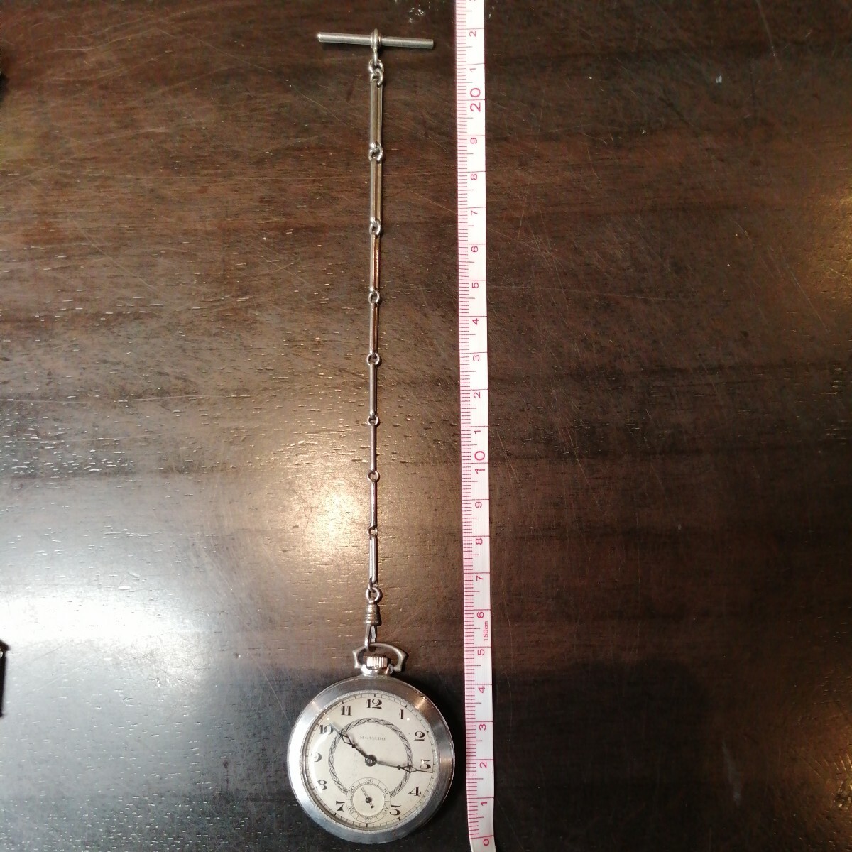 #227 MOVADO モバード 懐中時計 手巻き アンティーク 稼働品 ヴィンテージ 時計の画像7