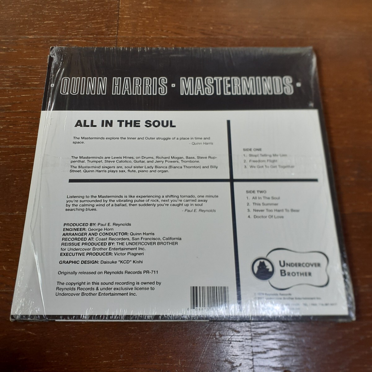 QUINN HARRIS & THE MASTERMINDS / ALL IN THE SOUL /LP/レアグルーヴ/FUNK/RARE GROOVE A to Z 完全版 掲載_画像4