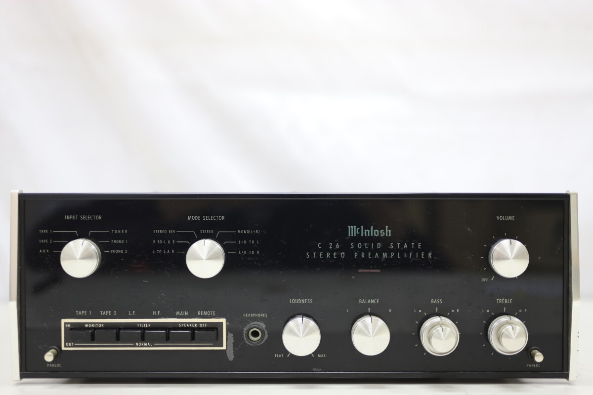 McIntosh C26 プリアンプ マッキントッシュ (B2928)_画像1