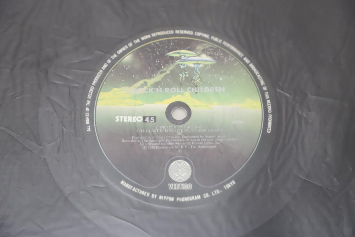 Dio ディオ Rock 'N' Roll Children/Sacred Heart 15PP-53 28PP-1008 洋楽ロック LP レコード 2枚セット(A2980)の画像3