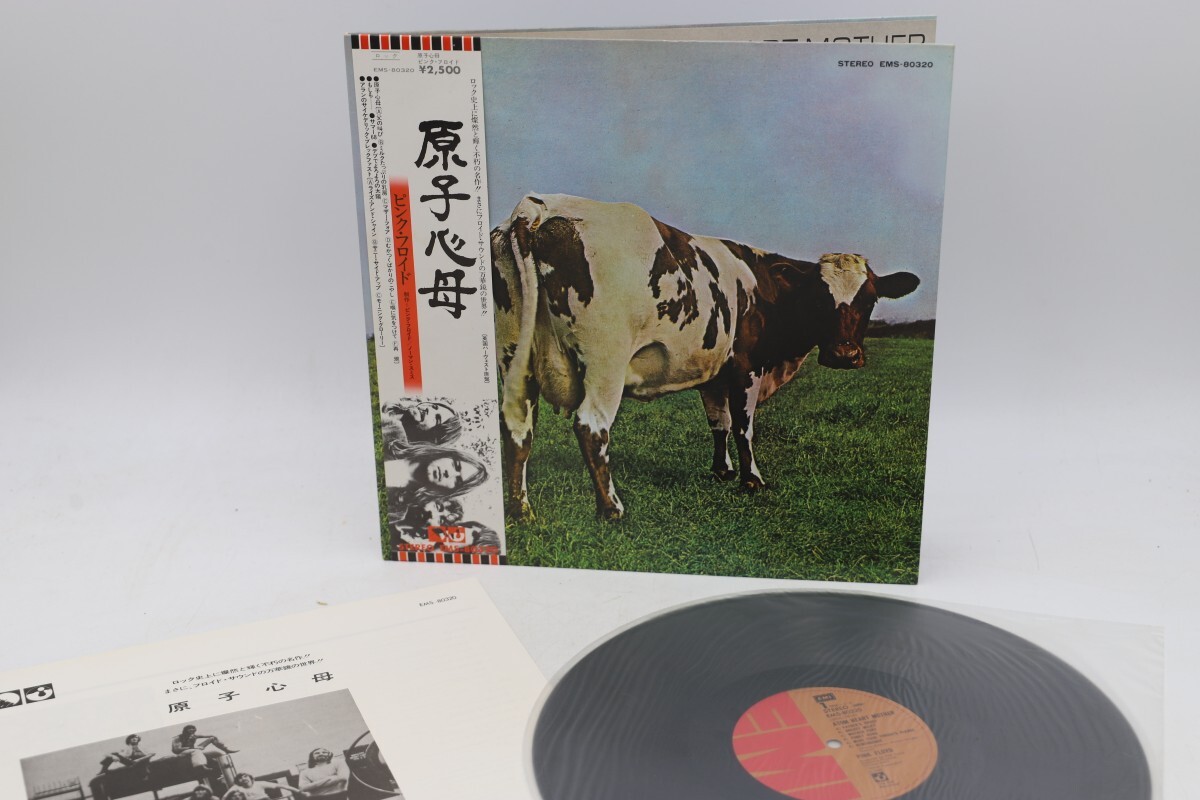 LP 帯付 国内盤 Pink Floyd / Atom Heart Mother EMS-80320 ピンク・フロイド / 原子心母 (E3030)_画像1