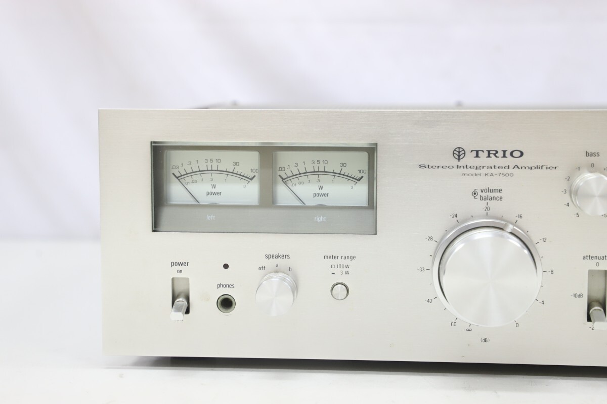 TRIO トリオ KA-7500 プリメインアンプ (E3060)_画像2