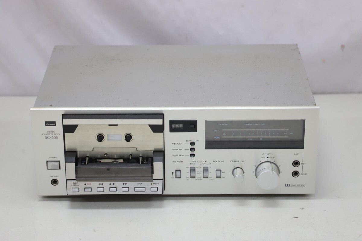 SANSUI サンスイ SC-55S カセットデッキ(C3211)_画像1