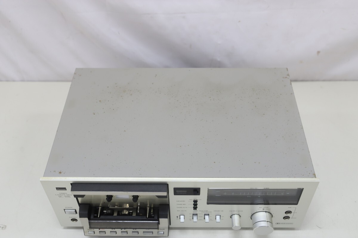 SANSUI サンスイ SC-55S カセットデッキ(C3211)_画像4