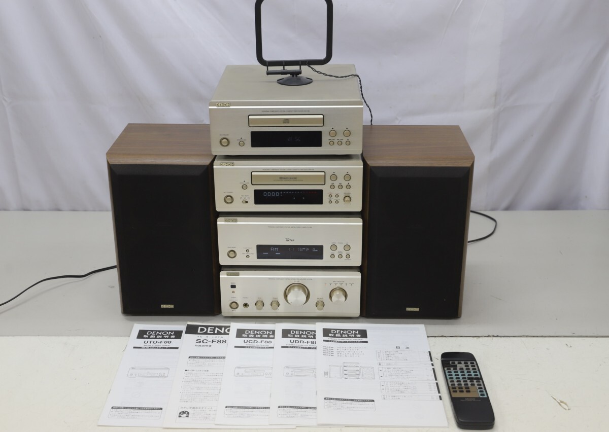 DENON/デノン システムコンポ UPA-F88 / UDR-F88 / UCD-F88 / UTU-F88 / SC-F88 (T3074)の画像1