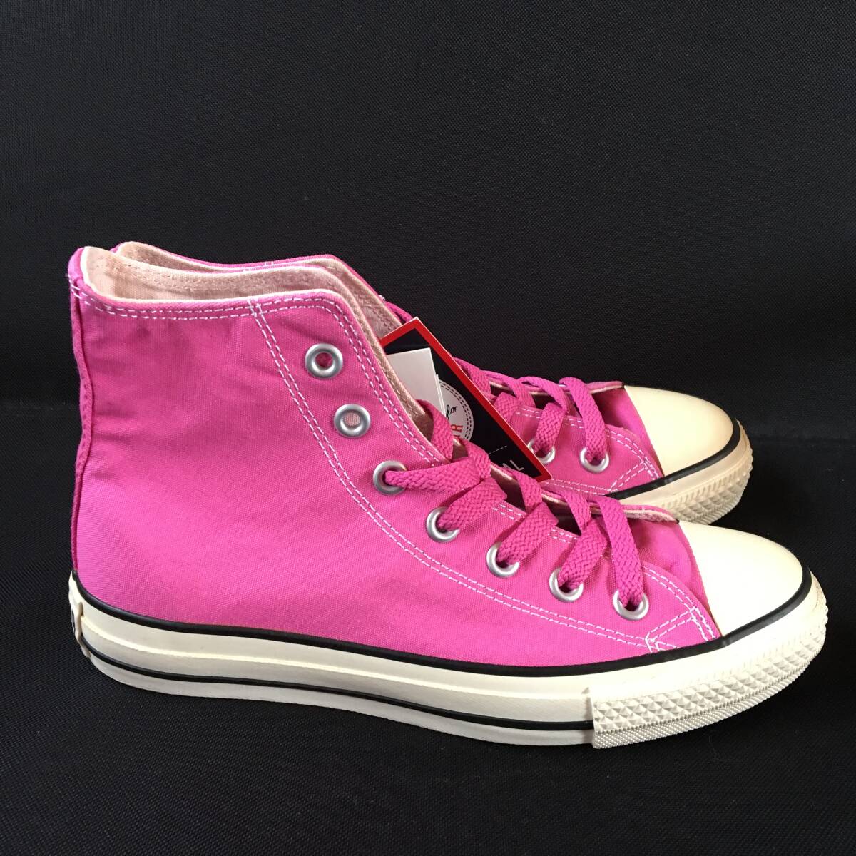 新品 23.5 CANVAS ALL STAR HI コンバース キャンバス オールスター HI ハイカット ピンク PINK_画像3