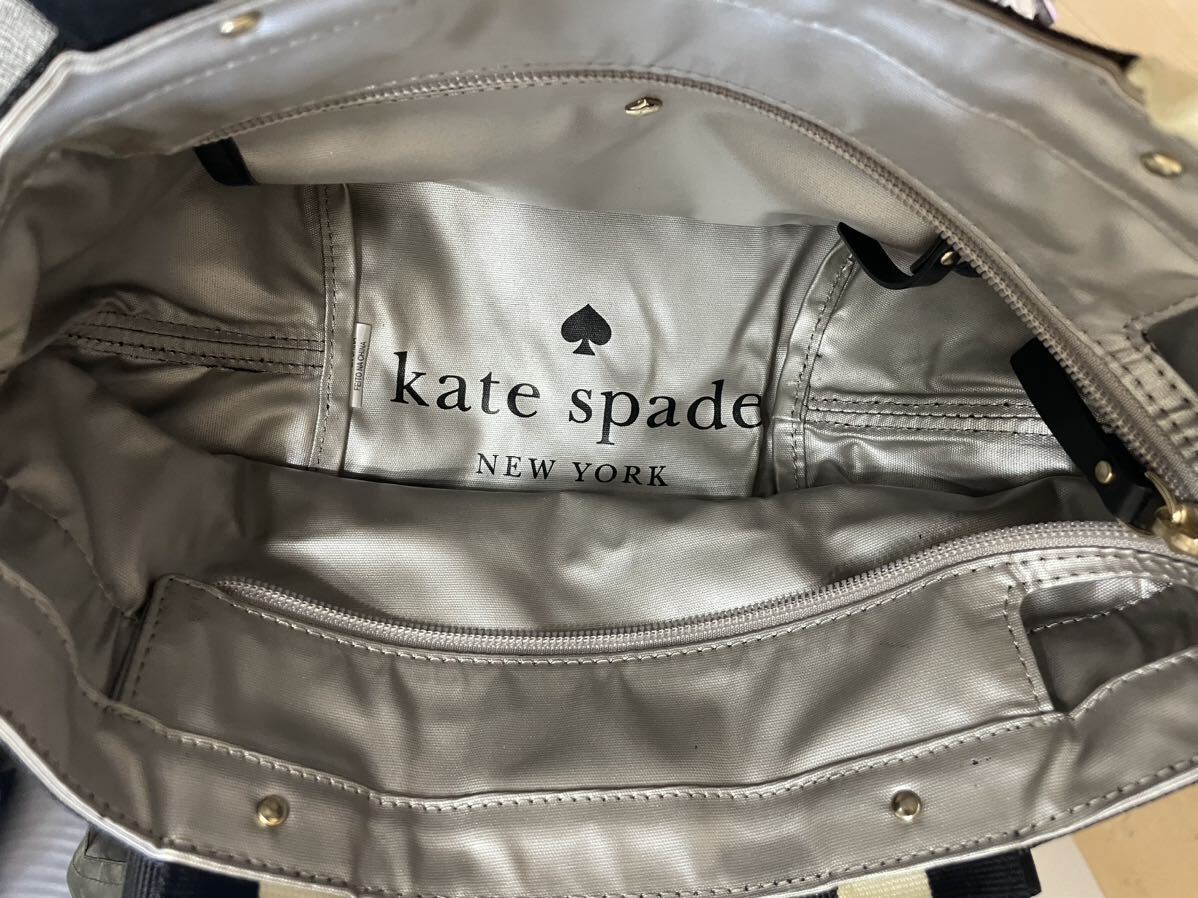 Kate spade NEW YORK（ケイト スペード　ニューヨーク）ミニトートナイロンバッグ_画像4