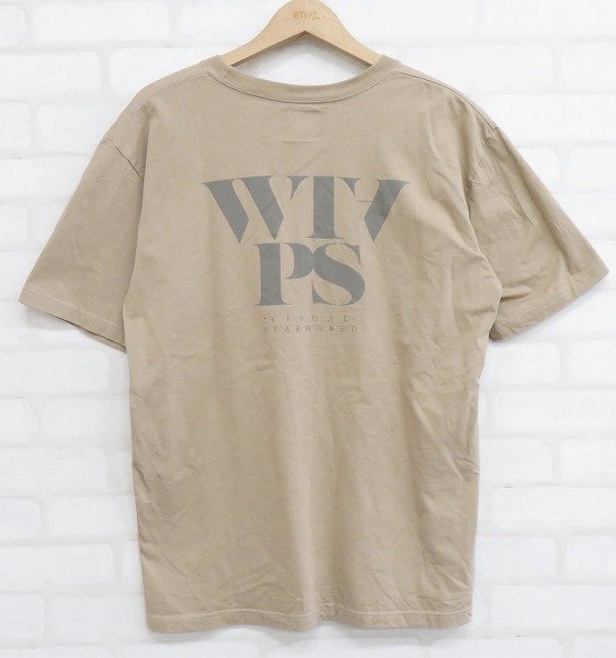 7T1011【クリックポスト対応】WTAPS WRANGLE SS TEE 211PCDT-ST04S ダブルタップス Tシャツ_画像1