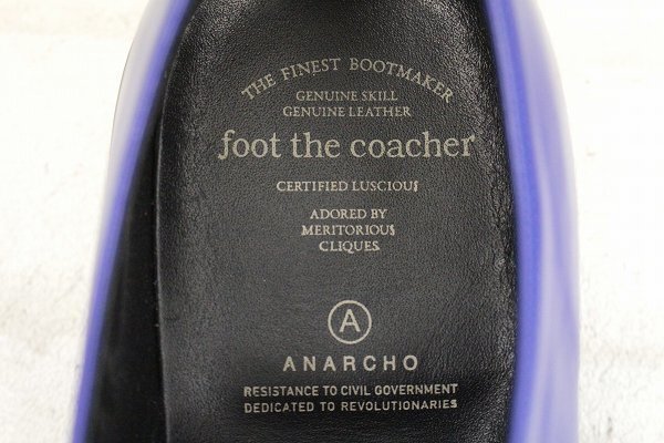 1S5146■未使用品 footthecoacher S.S.SHOES フットザコーチャー シューズ_画像6