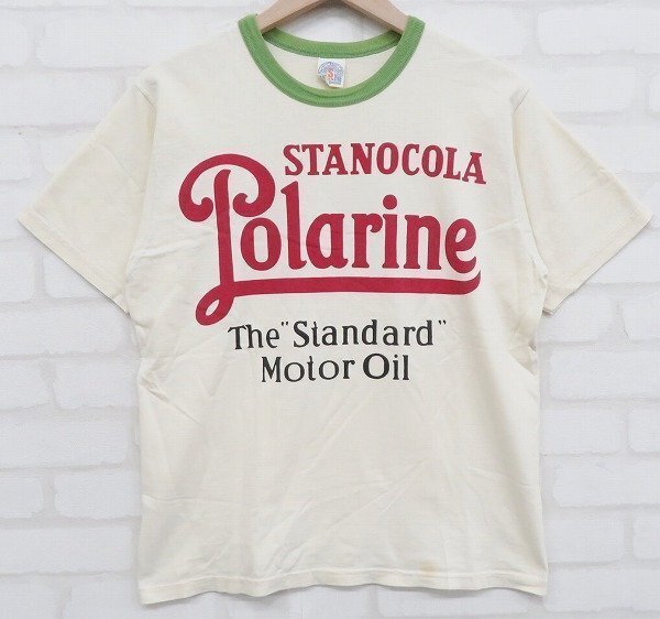 7T1710【クリックポスト対応】BOOTLEGGERS Polarine Motor Oil 半袖Tシャツ ブートレガーズ_画像1