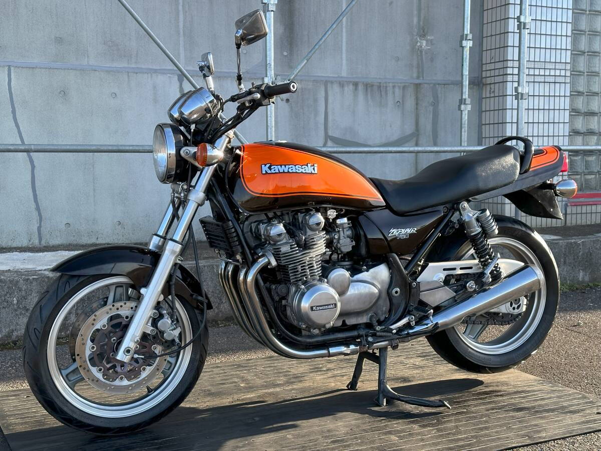 超極上ゼファー750 火の玉!! エンジン絶好調!! 状態最高!! KAWASAKI カワサキ エンジン実働 動画あり 旧車絶版車 ゼファー400 RS ZEPHYRの画像4