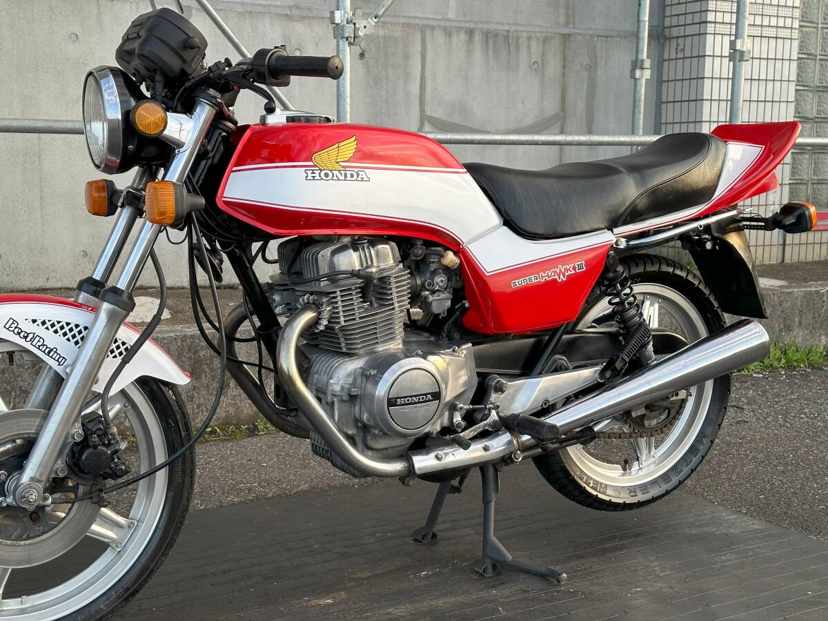 超極上CB250N バブ!! 状態最高!! 登録簡単!! ホンダ HONDA エンジン実働 動画あり 旧車絶版車 CB400N CB250T CB400T スーパーホーク HAWK_画像5