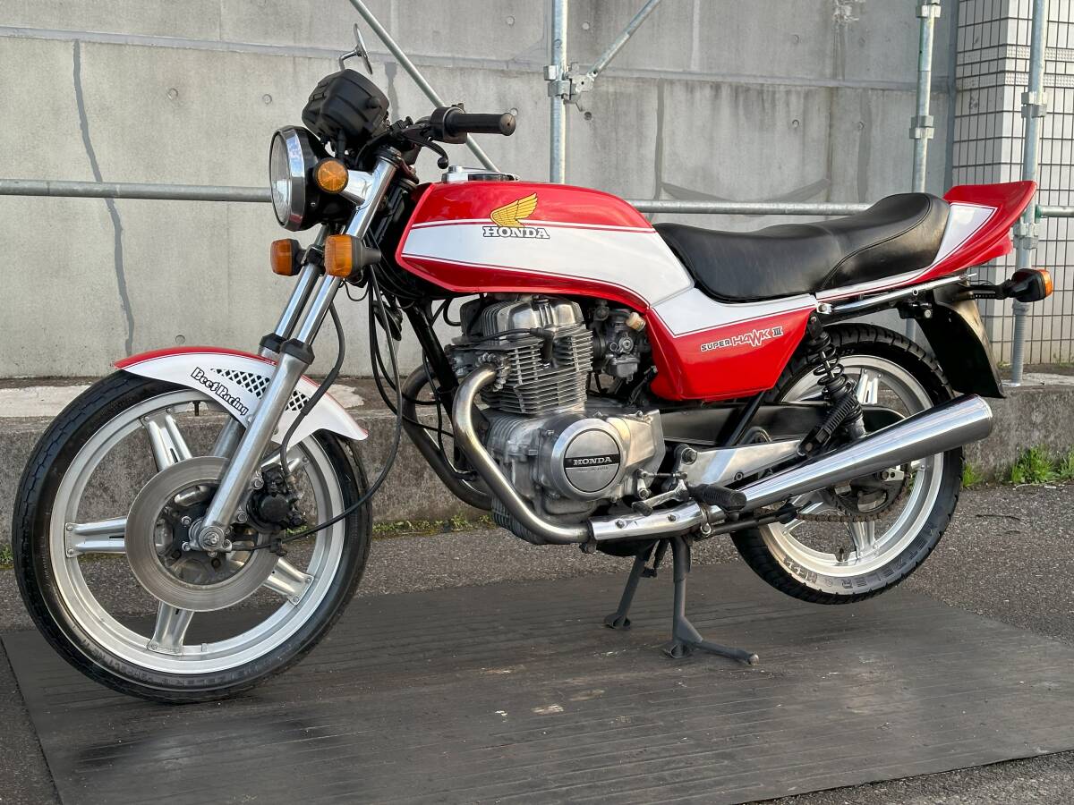 超極上CB250N バブ!! 状態最高!! 登録簡単!! ホンダ HONDA エンジン実働 動画あり 旧車絶版車 CB400N CB250T CB400T スーパーホーク HAWK_画像4