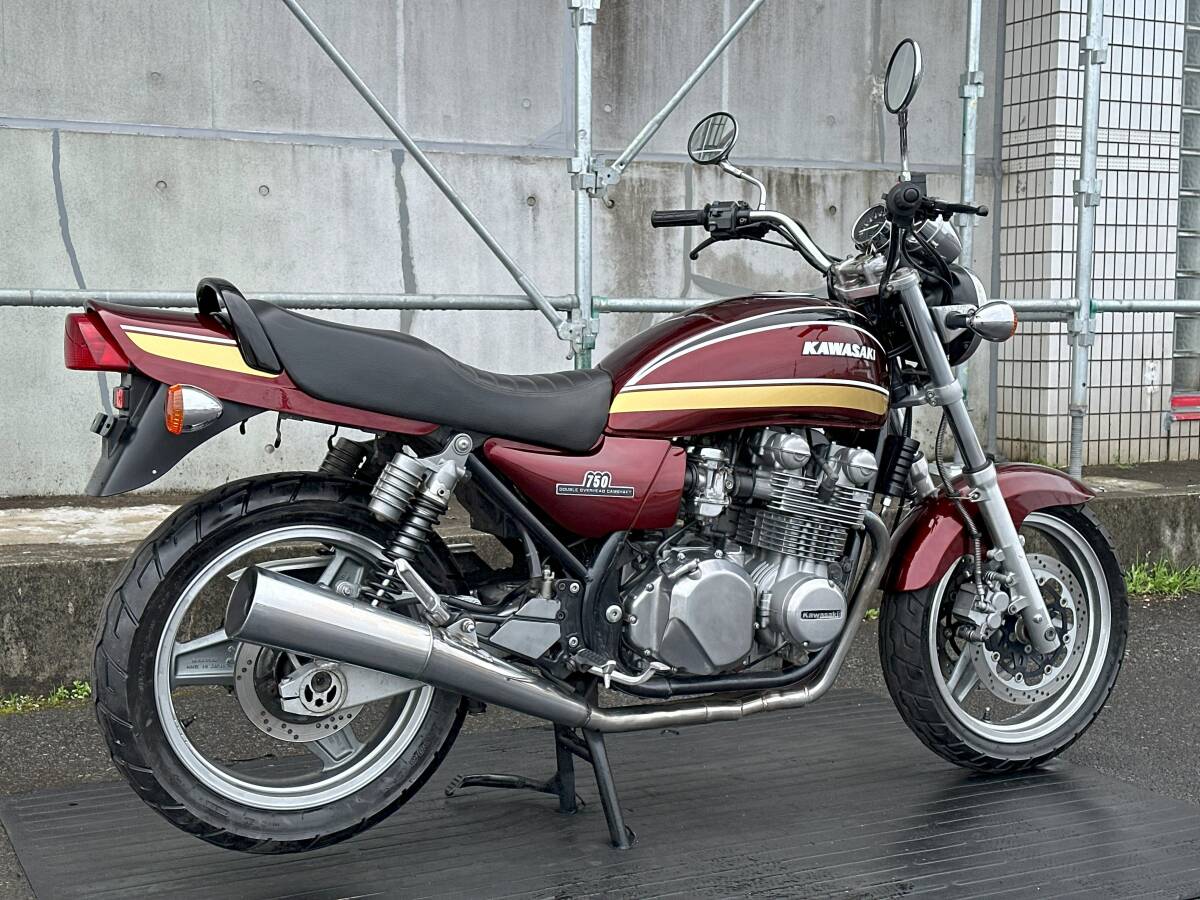 超極上ゼファー750 タマムシ!! エンジン絶好調!! 状態最高!! KAWASAKI カワサキ エンジン実働 動画あり 旧車絶版車 ゼファー400 RS ZEPHYR_画像3