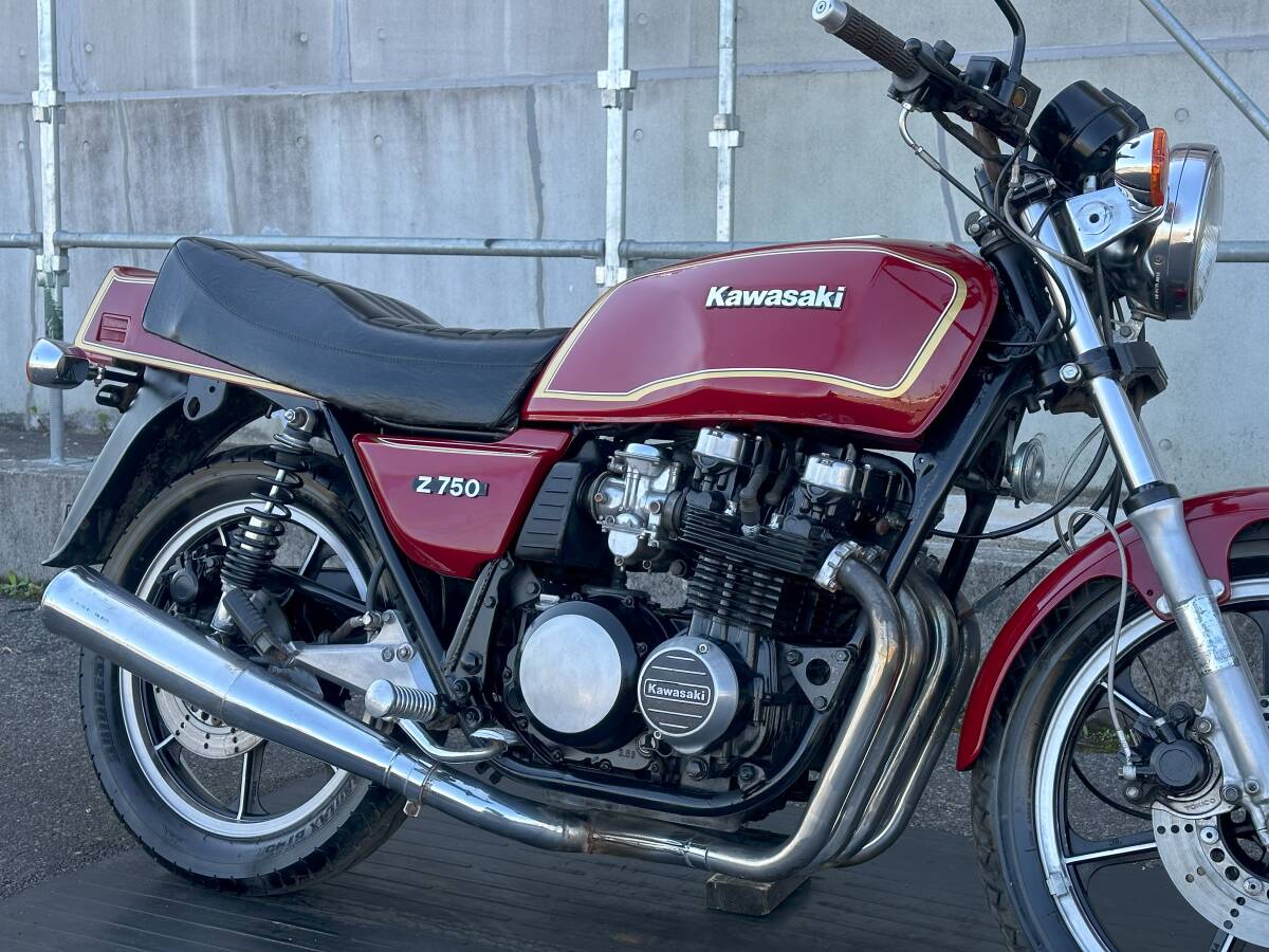 超極上Z750FX MKⅡカラー!! エンジン絶好調!! KAWASAKI カワサキ エンジン実働 動画あり 旧車絶版車 Z400FX Z500FX Z550FX KZ750 MK2の画像2