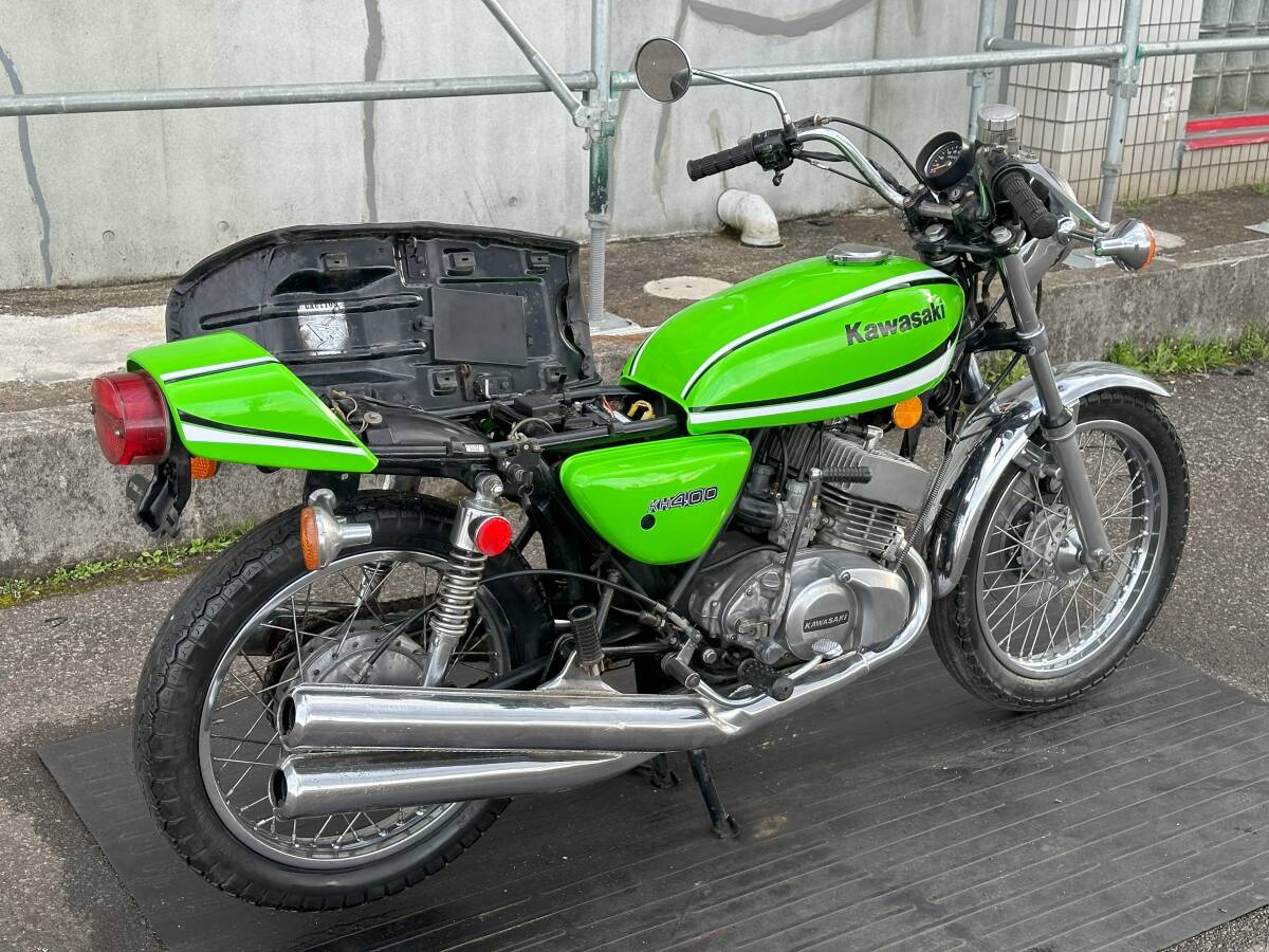  super finest quality KH400 Mach!! condition highest!! S3F MACH KAWASAKI Kawasaki engine actual work animation equipped old car out of print car 400SS 350SS KH250 500SS 750SS