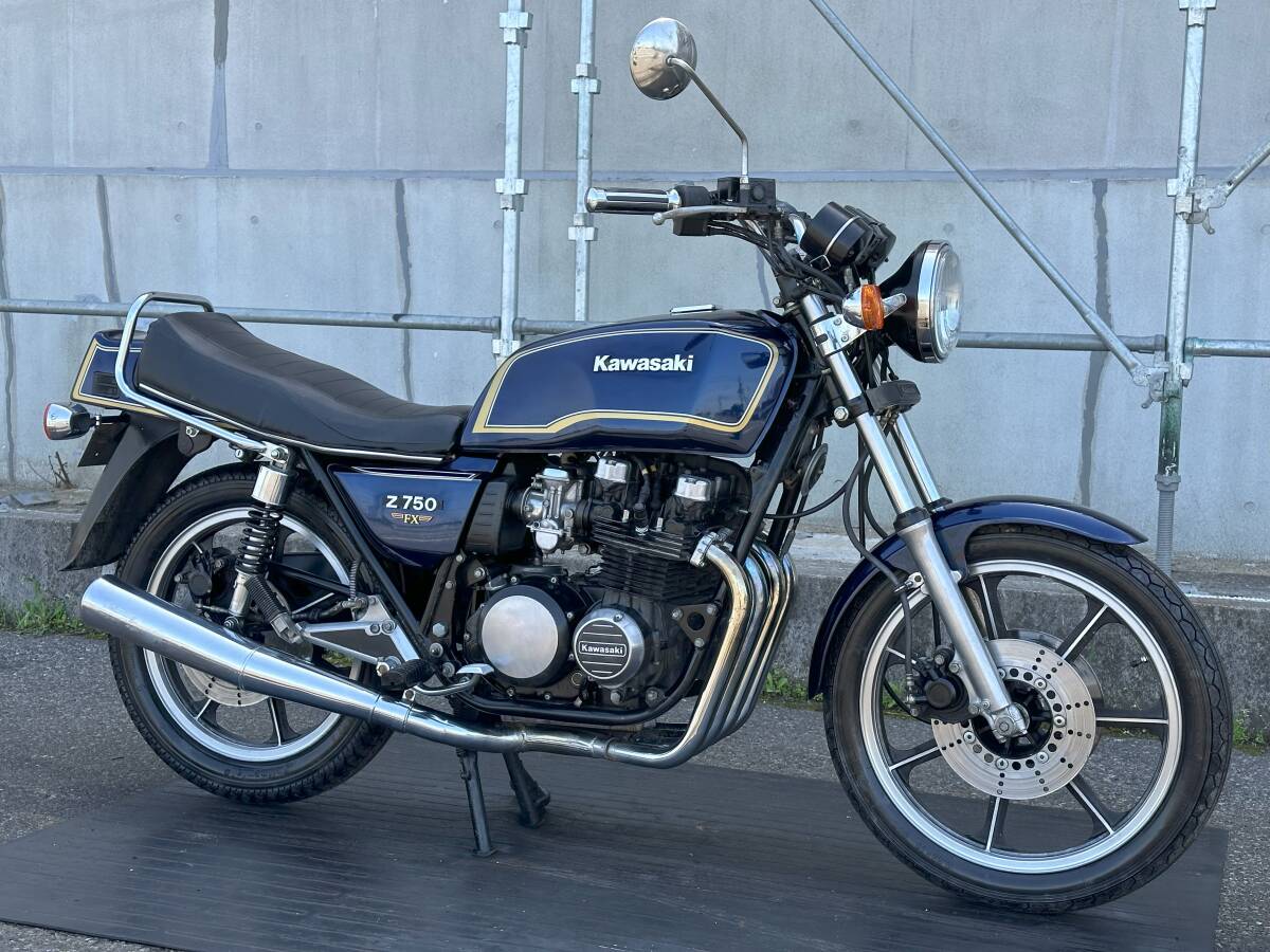 超極上Z750FX-3 MKⅡカラー!! エンジン絶好調!! 状態最高!! KAWASAKI カワサキ エンジン実働 動画あり 旧車絶版車 Z400FX Z550FX MK2_画像1