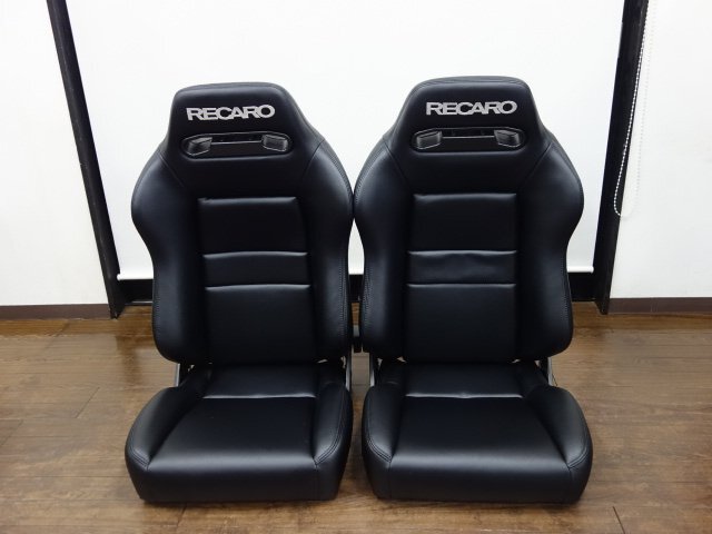  Recaro SR-VF black eggshell white Recaro rom and rear (before and after) Logo black W stitch both sides dial attaching Recaro regular goods base re-covering after unused goods 2 legs set 