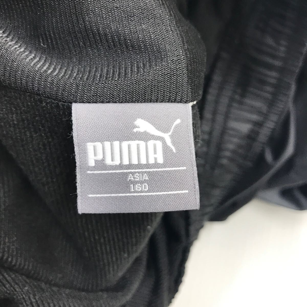 PUMA プーマ　ナイロンパンツ　スポーツ　ブラック　トレーニング　ジュニア　160サイズ　34-49a