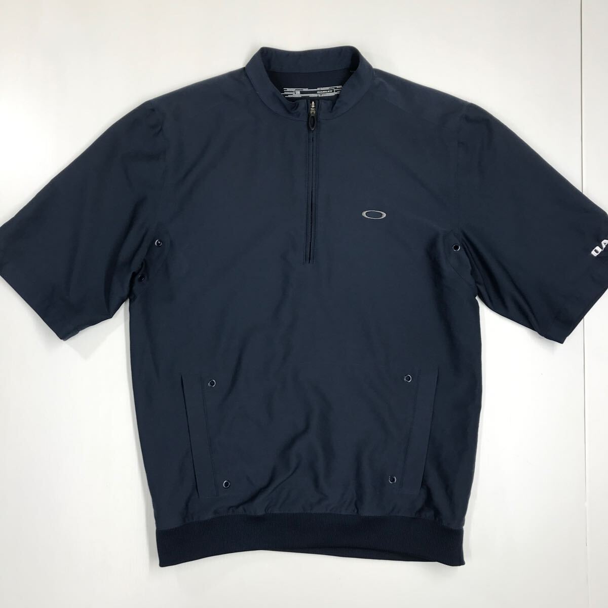 OAKLEY Oacley short sleeves blouson pull over half Zip Golf wear GOLF men's SM size 34-101a