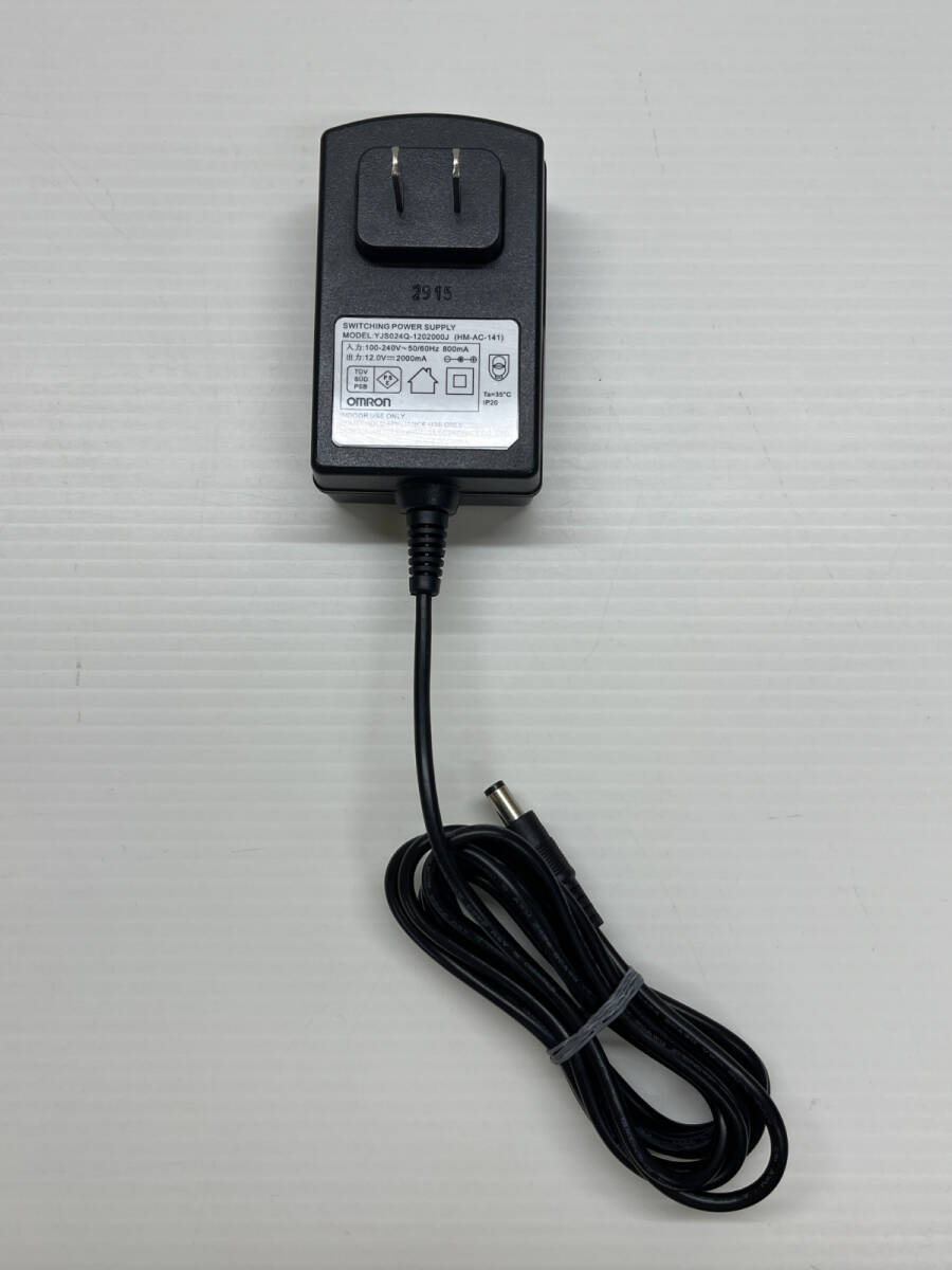 【送料込み】OMRON④　オムロン　ACアダプター　YJS024Q-1202000J（HM-AC-141）　OUTPUT:12V/2000mA　マッサージ器　№240424_画像2