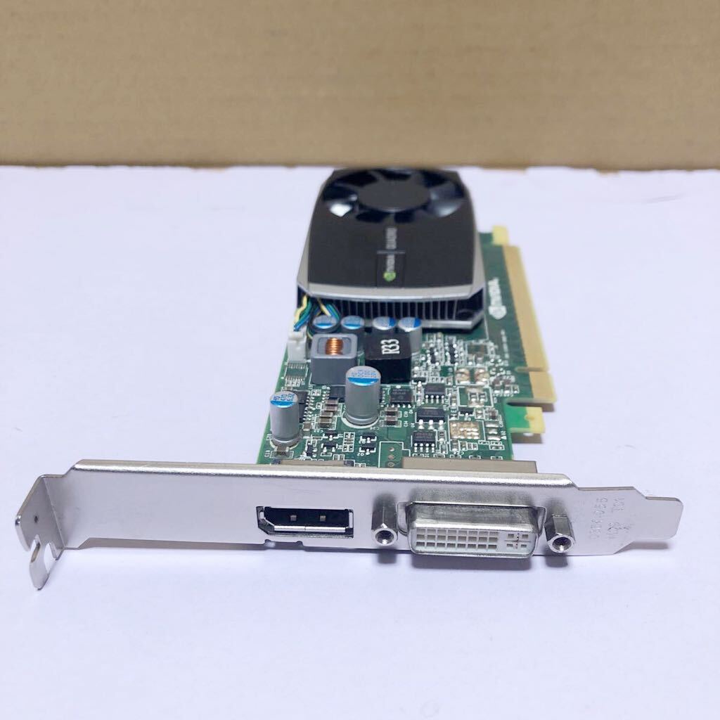 中古NVIDIA Quadro 600 DP DVI PCI-Express グラフィックボード 動作品SHZ235_画像2