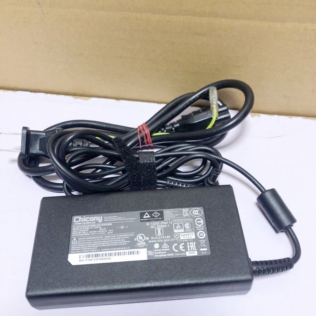 used original Chicony made A17-120P1A 19.5V6.15A 120W AC adaptor 5.5*2.5mm/PC power supply A17-120P2A A120A041P 20V6A correspondence possibility MSI GE60 GE70 for 