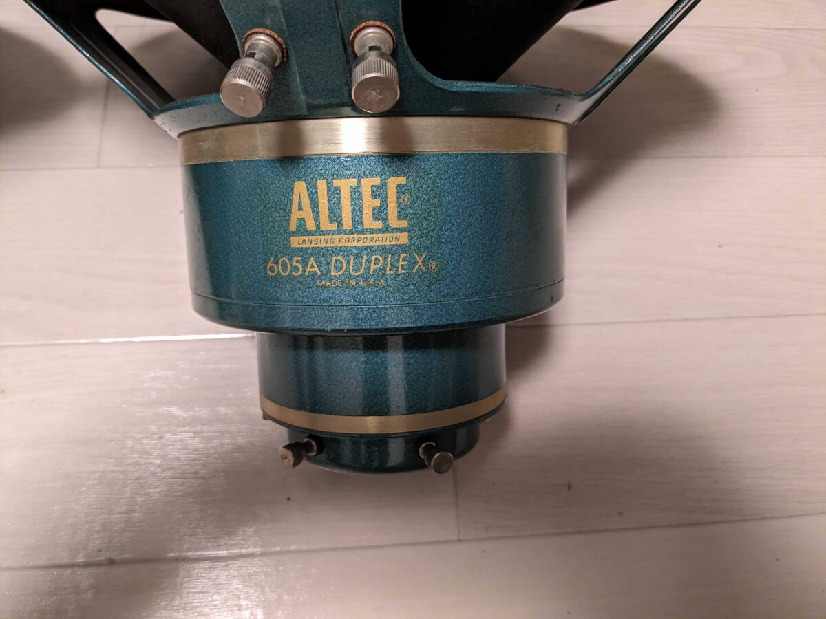 Altec 605A 赤エッジ スピーカーユニット＋クロスオーバー ペア 動作確認済みの画像8