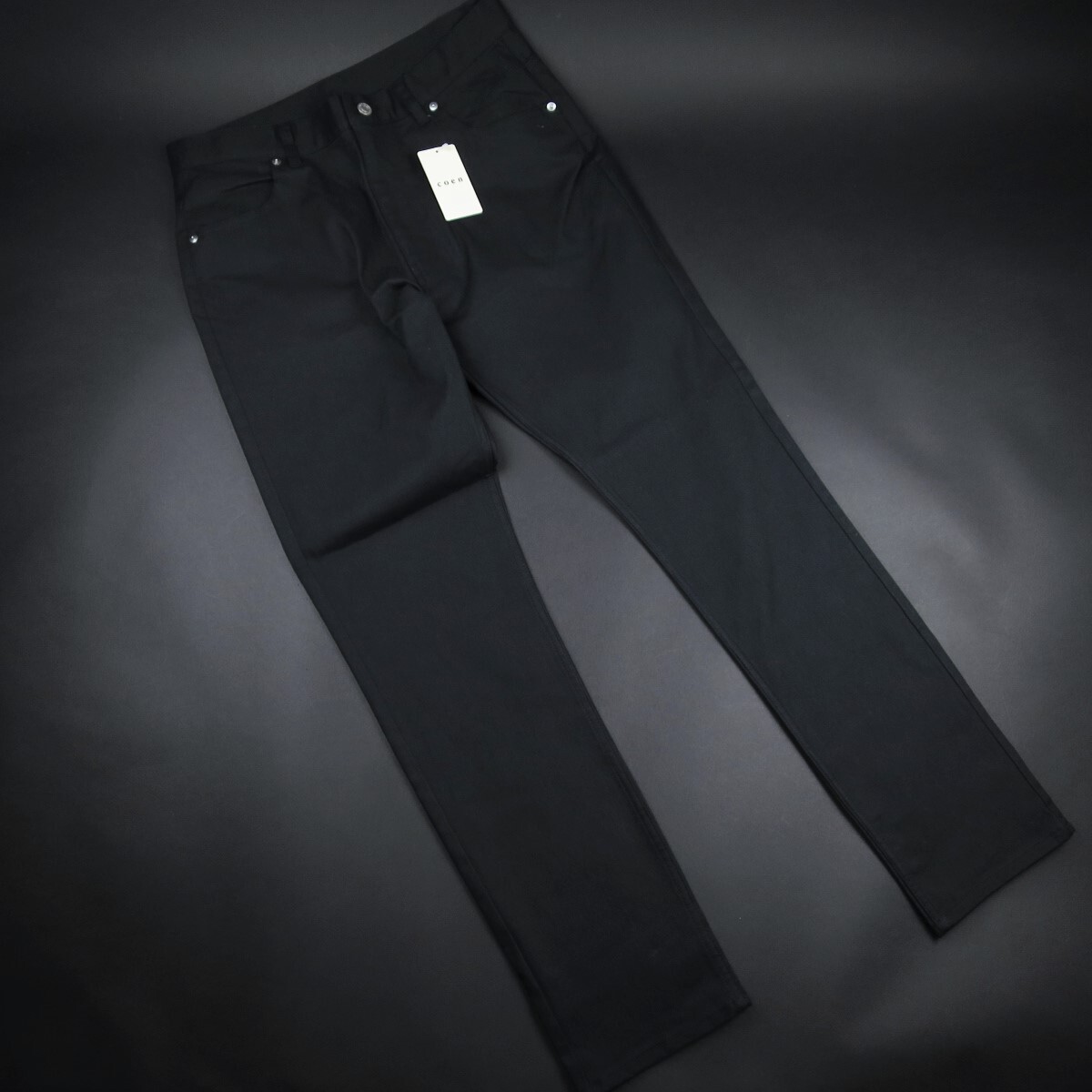  new goods * United Arrows /ko-en/coen/ stretch slim beautiful legs pants 0238/09 black /[XL]
