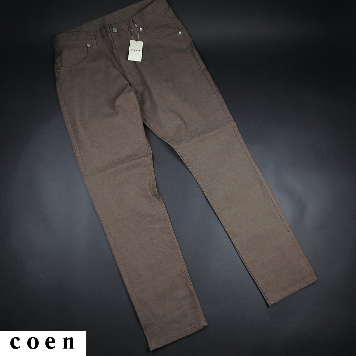  new goods * United Arrows /ko-en/coen/ stretch slim beautiful legs pants 0238/29 tea /[L]