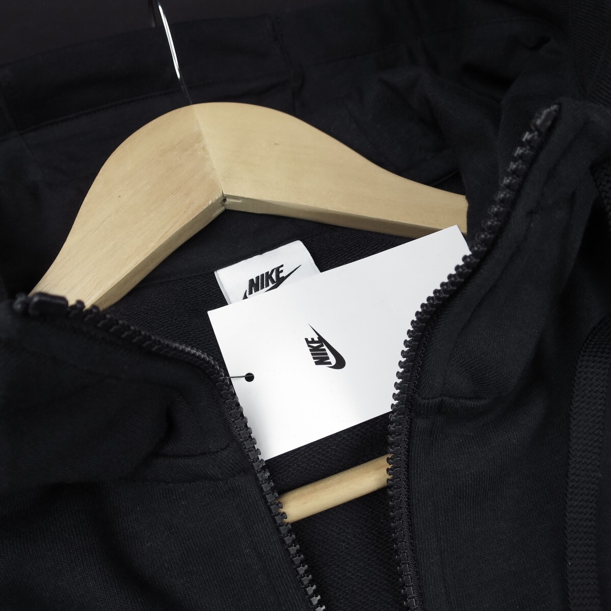  новый товар *NIKE/ Nike / French Terry полный Zip Parker 649/010 чёрный /[M]
