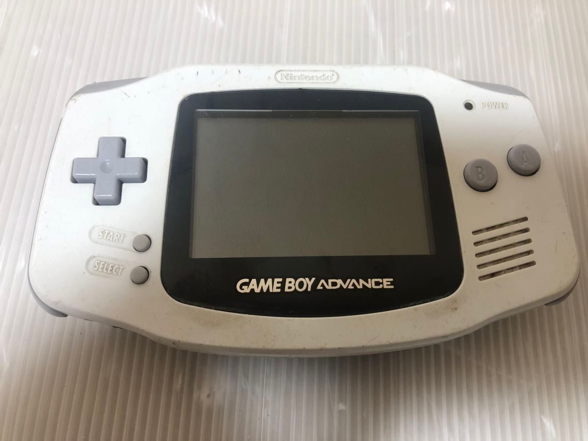 ★動作良好　ゲームボーイアドバンス本体 AGB-001 ホワイト　動作品 任天堂 ★