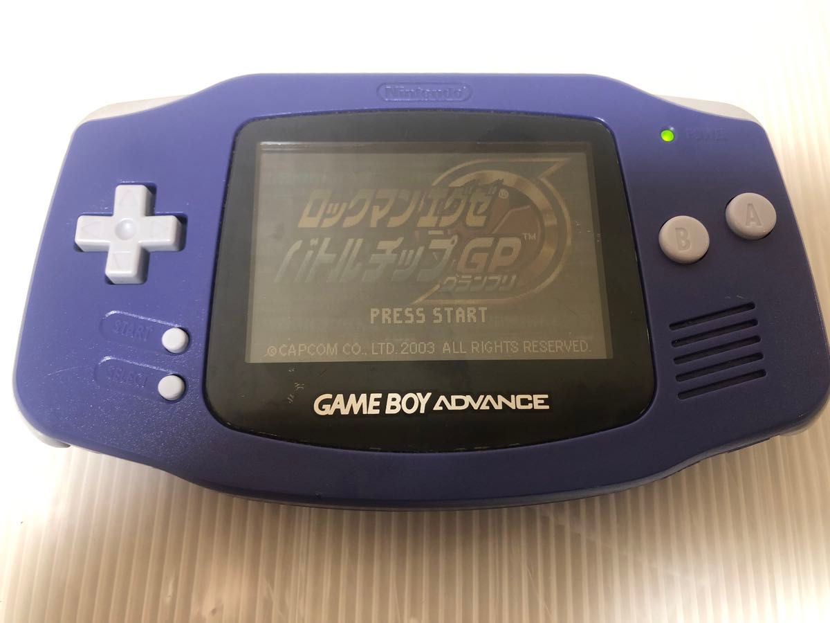 ★動作良好　GBA ゲームボーイアドバンス 本体 バイオレット AGB-001★