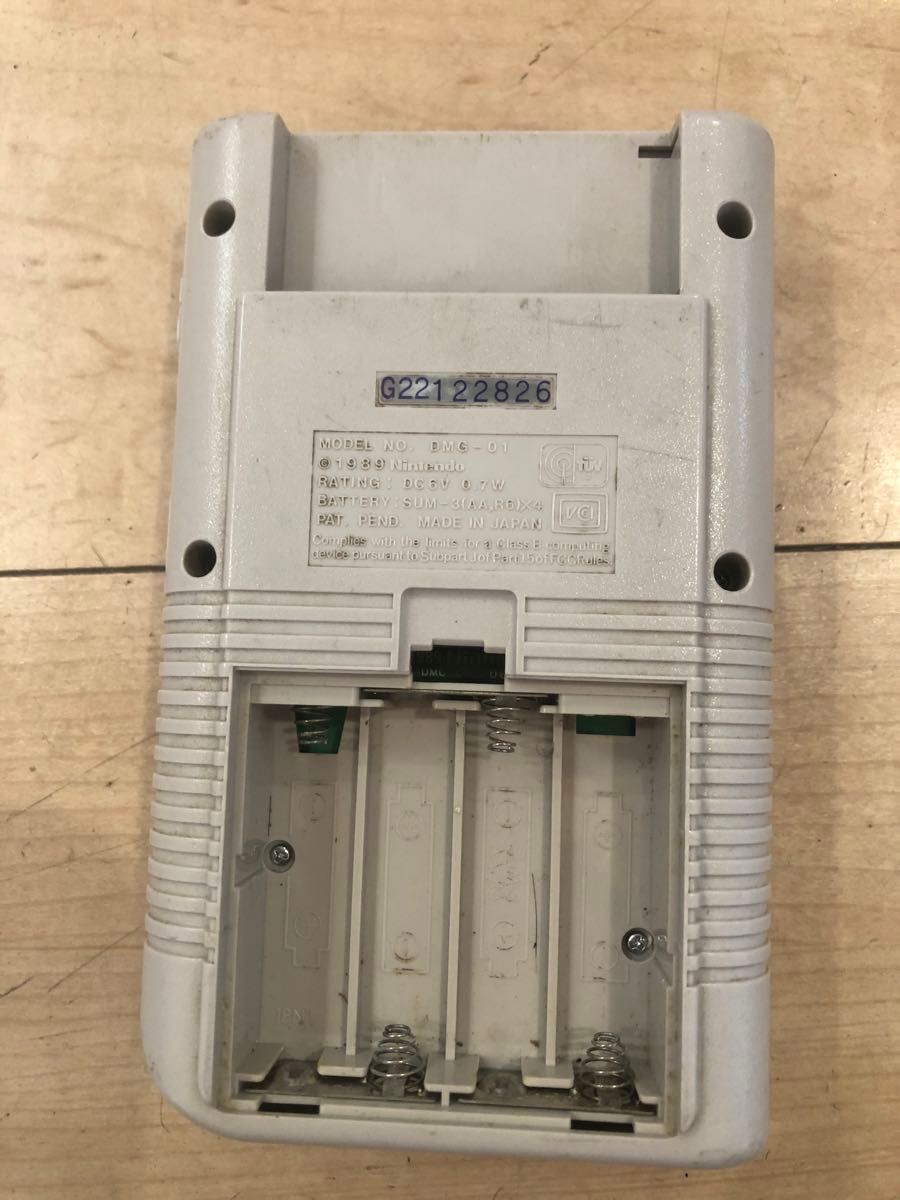 動作品 レトロ 任天堂 Nintendo ニンテンドー 初代ゲームボーイ GAMEBOY DMG-01 電池の接触少し悪い