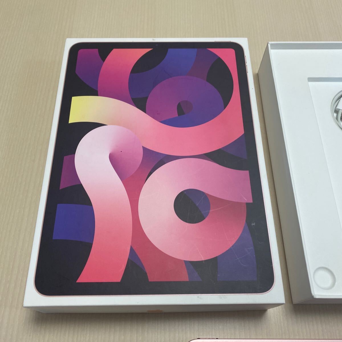 iPad Air 4 поколение Wi-Fi модель розовый 256GB A2316 коробка с зарядным устройством б/у товар / Jack товар относится 