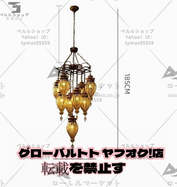 タイ式古風吊り下げ照明、リビング、ホテル、タイ式のお店 タイ式古風吊り下げ照明、リビング、ホテル、タイ式のお店