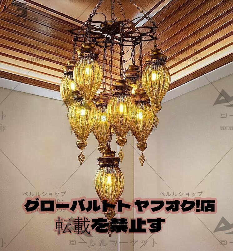 タイ式古風吊り下げ照明、リビング、ホテル、タイ式のお店 タイ式古風吊り下げ照明、リビング、ホテル、タイ式のお店