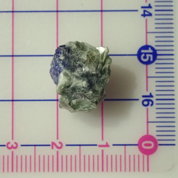 サファイア 原石 3.4g サイズ約15mm×11mm×12mm パキスタン産 コランダム 鋼玉 dmk591 天然石 パワーストーン 鉱物の画像6